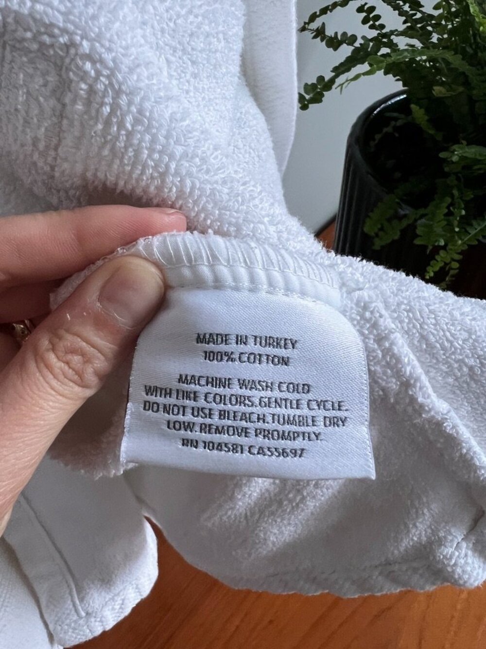 RH (Restoration Hardware) 100% Cotton Waffle Spa Robe – White – XS - Picture 6 of 11